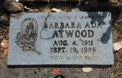Barbara Ada <I>Whitney</I> Atwood 