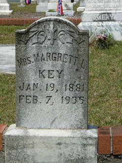 Mrs Margrett L. <I>McClendon</I> Key 