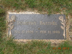 Dorothy May <I>Brooks</I> Barthel 