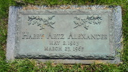 Harry Artz Alexander 