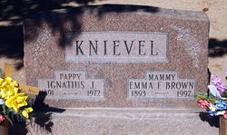 Emma F. “Mammy” <I>Brown</I> Knievel 