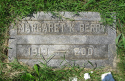 Margaret May <I>Kibler</I> Berry 