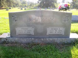 Dewey E Lively 