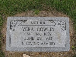 Vera <I>White</I> Bowlin 