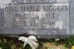 Opal Mable <I>Sigers</I> Siggers 