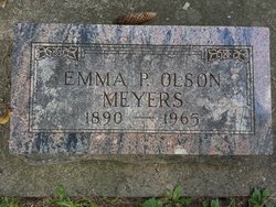 Emma P <I>Olson</I> Meyers 