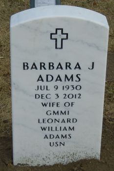 Barbara Jean <I>Rigdon</I> Adams 
