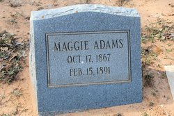 Margaret “Maggie” <I>Adcock</I> Adams 