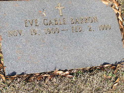 Eve <I>Gable</I> Barron 