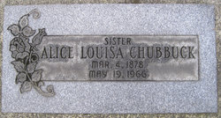Alice Louisa Chubbuck 