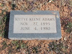 Kittye Keene <I>Simpson</I> Adams 