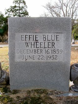 Effie <I>Blue</I> Wheeler 