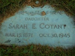 Sarah <I>Eastman</I> Cotant 