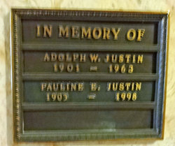 Adolph W Justin 