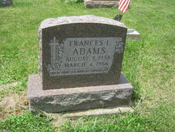 Frances Lee <I>Morris</I> Adams 