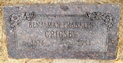 Benjamin Franklin Grigsby 