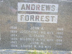 Mildred A <I>Forrest</I> Andrews 