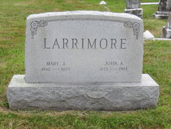 Mary Jane <I>Pennell</I> Larrimore 