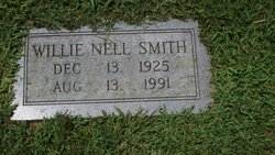 Willie Nell <I>Hatley</I> Smith 