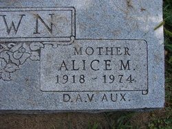 Alice Mary <I>Longwell</I> Brown 