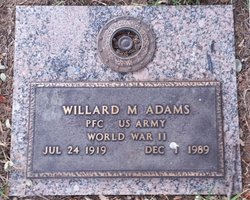 Willard Melvin Adams 