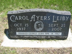 Carol Ann <I>Ayers</I> Leiby 