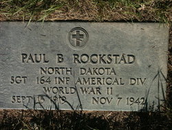 SGT Paul B. Rockstad 