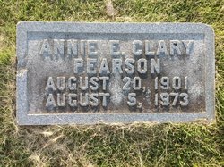 Annie Elizabeth <I>Clary</I> Pearson 