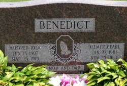 Mildred Iola <I>Gettys</I> Benedict 