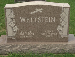 Anna Agnes <I>Neuber</I> Wettstein 