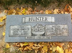 Julia Inez <I>Fox</I> Hunter 