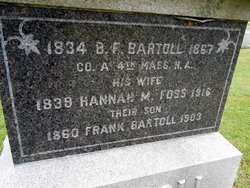 Hannah Maria <I>Foss</I> Bartoll 