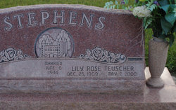 Lily Rose <I>Teuscher</I> Stephens 
