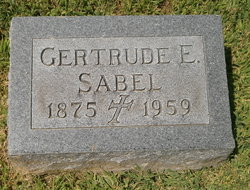 Gertrude E. Sabel 