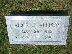 Alice J. <I>Donelson</I> Allison 