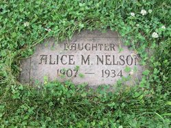 Alice M Nelson 