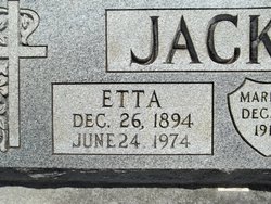 Etta Mae <I>Burnham</I> Jackson 