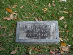 Frederick D. “Fred” Archer 