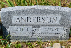 Edith I. <I>Wallace</I> Anderson 