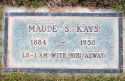 Maude Gertrude <I>Sagle</I> Kays 