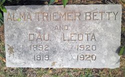 Alma <I>Triemer</I> Betty 