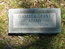 Isabella Jane <I>Tilton</I> Adams 