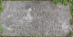 PFC Cecil Raymond Emerick 