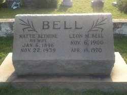Mattie <I>Bethune</I> Bell 