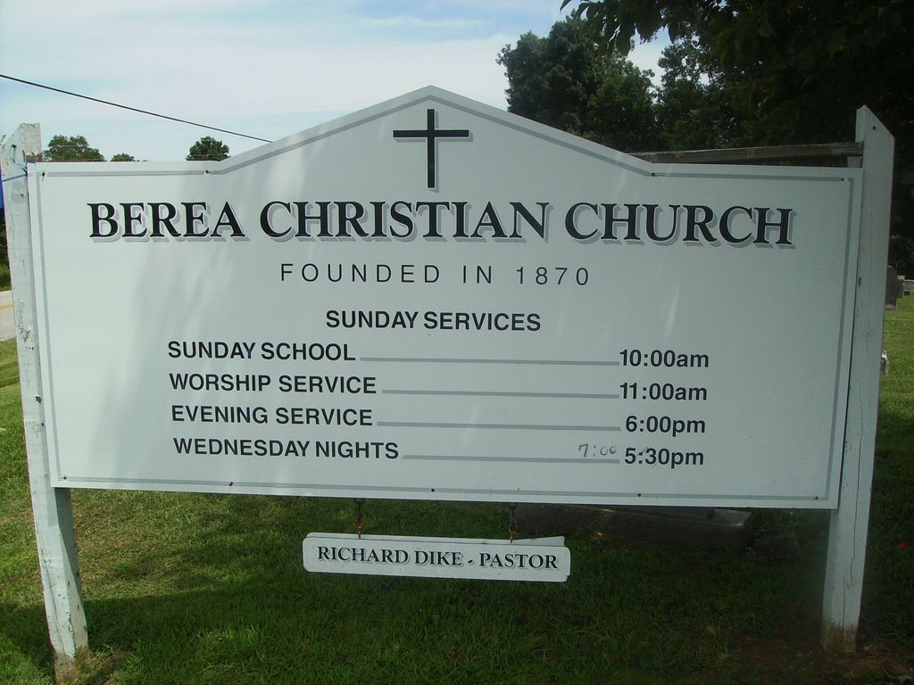 Berea Christian Church Cemetery