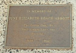 June Elizabeth <I>Roach</I> Abbott 