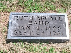 Ruth <I>McCall</I> Bahr 