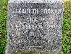 Elizabeth M. “Lizzie” <I>Brokaw</I> Adams 