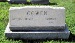 Keturah <I>Reeves</I> Gowen 
