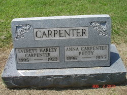 Anna Katherine <I>Stegner/Carpenter</I> Petty 